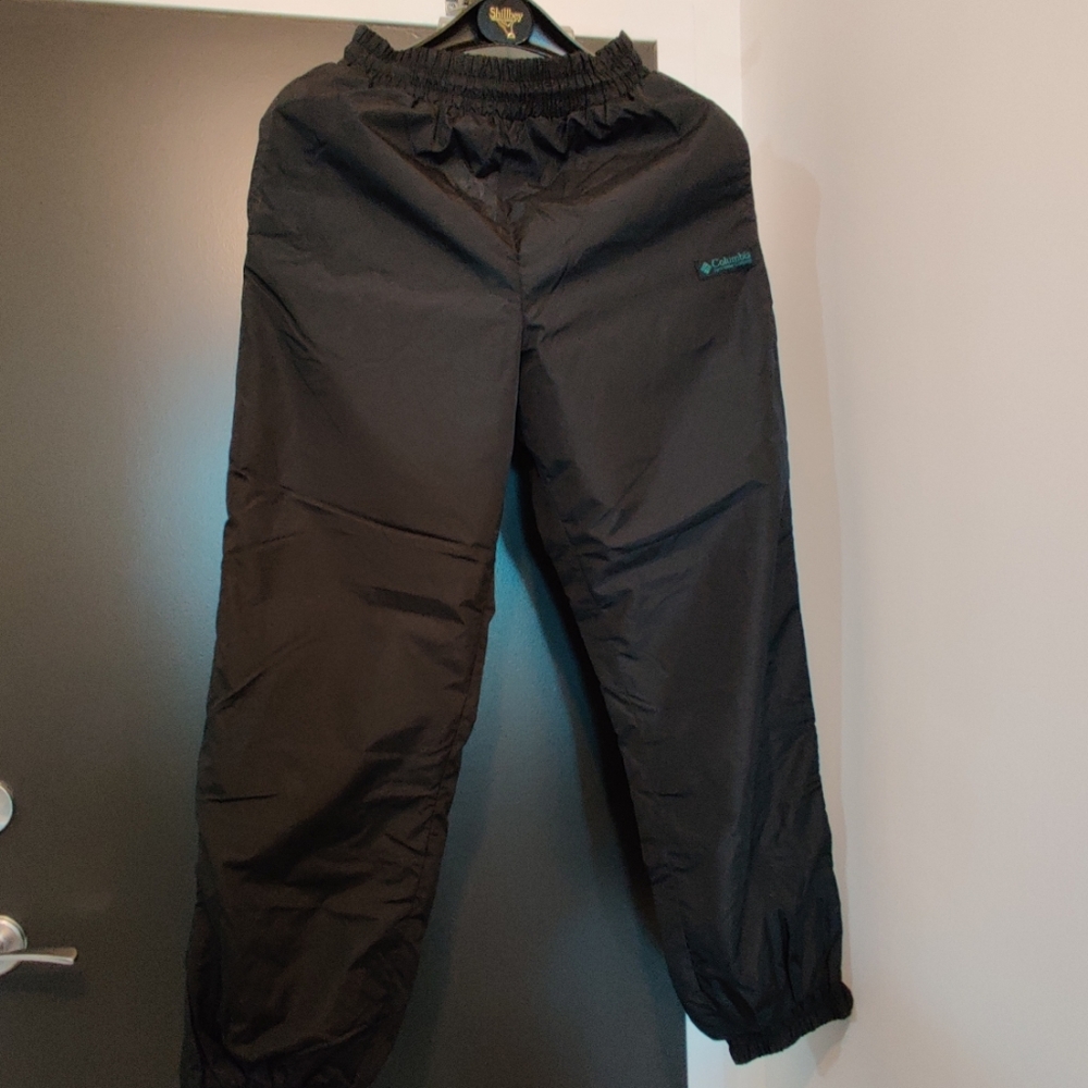 Black Columbia Water Resistant Men's Ski Pants